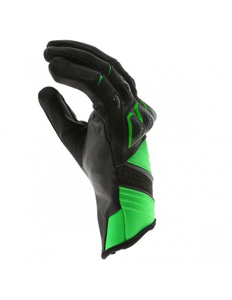 GUANTES  MOTO ICON PIEL KONFLICT STEALTH VERDES