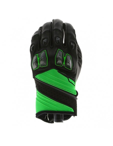 GUANTES  MOTO ICON PIEL KONFLICT STEALTH VERDES
