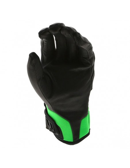 GUANTES  MOTO ICON PIEL KONFLICT STEALTH VERDES