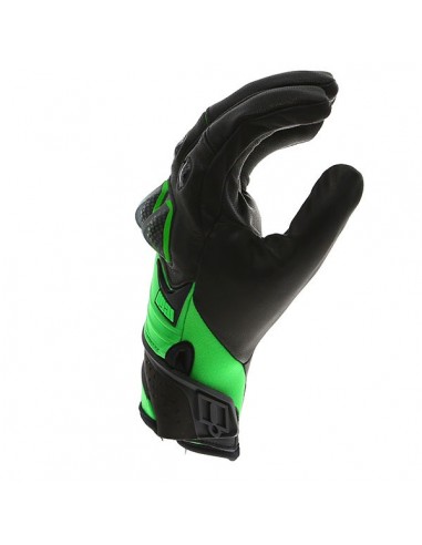 GUANTES  MOTO ICON PIEL KONFLICT STEALTH VERDES