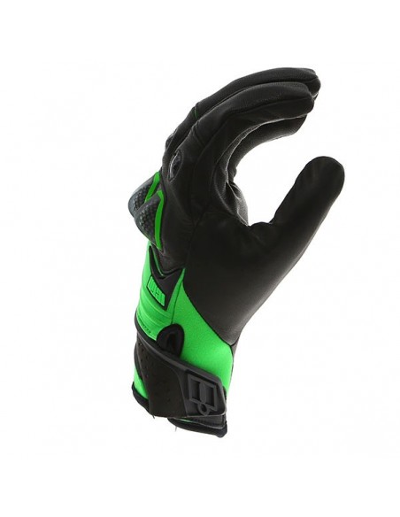 GUANTES  MOTO ICON PIEL KONFLICT STEALTH VERDES