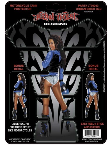 PROTECTOR DE DEPOSITO URBAN BIKER AZUL