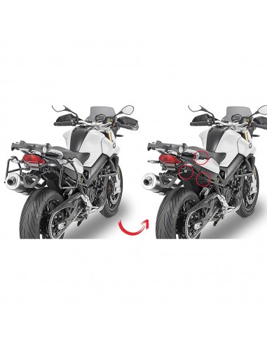 ANCLAJE MALETAS LATERALES MONOKEY BMW F 800 R