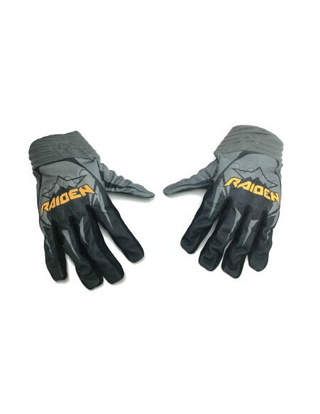 GUANTES DE MOTO ICON RAIDEN ARAKIS COLOR GRIS