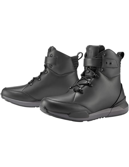 BOTA DE MOTO ICON VARIAL NEGRA