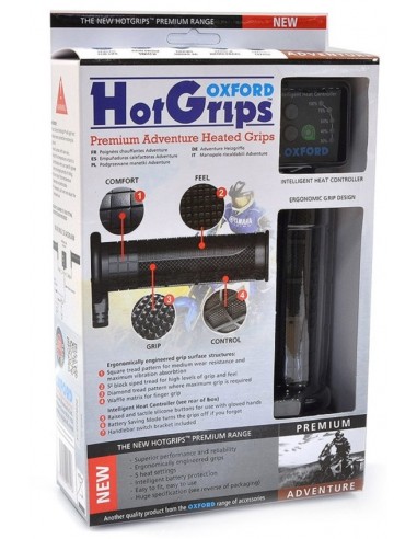 PUÑOS CALEFACTABLES ADVENTURE PREMIUM CON INTERRUPTOR V8