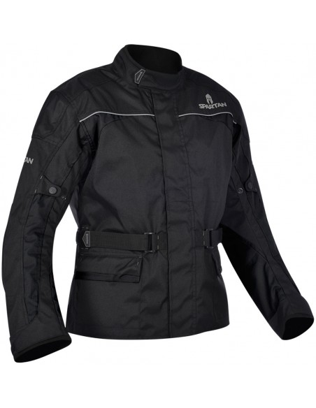 CAZADORA DE MOTO SPT NEGRA