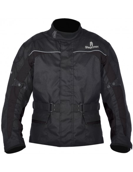 CAZADORA DE MOTO SPT NEGRA