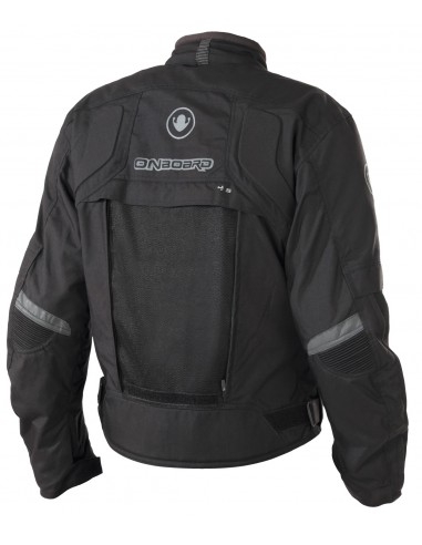 CAZADORA DE MOTO 4 ESTACIONES NEGRA