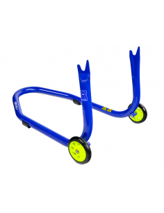 CABALLETE DE MOTO TRASERO PARA DIABOLOS AZUL Y RUEDAS...