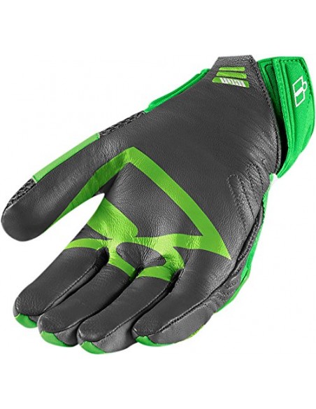 GUANTES DE MOTO ICON OVERLORD 2 VERDE