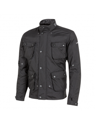 CAZADORA DE MOTO TRAVEL NEGRA