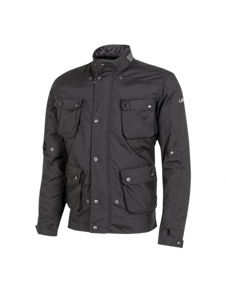 CAZADORA DE MOTO TRAVEL NEGRA