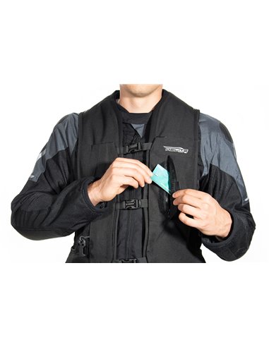 CHALECO AIRBAGS HELITE TURTLE 2 NEGRO MECANICO