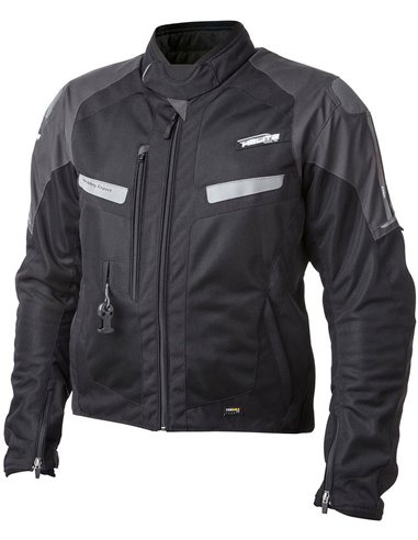 CHAQUETA DE MOTO CON AIRBAGS VENTED NEGRA/GRIS