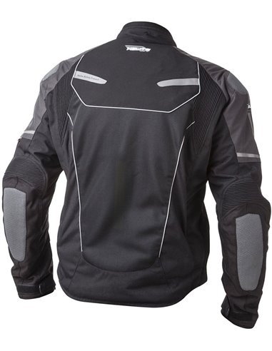 CHAQUETA DE MOTO CON AIRBAGS VENTED NEGRA/GRIS