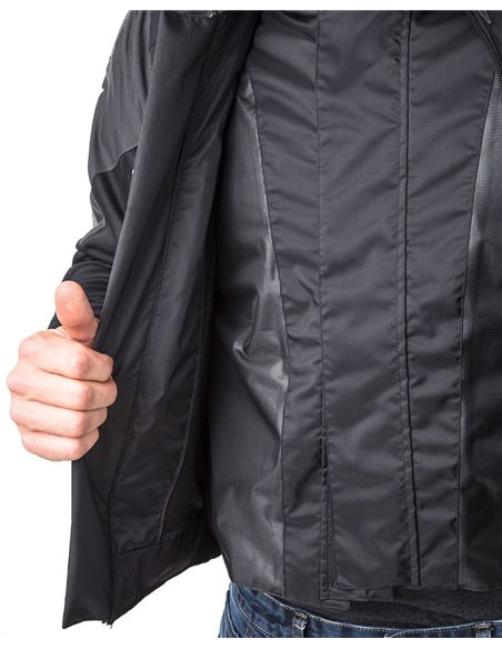 CHAQUETA DE MOTO CON AIRBAGS VENTED NEGRA/GRIS