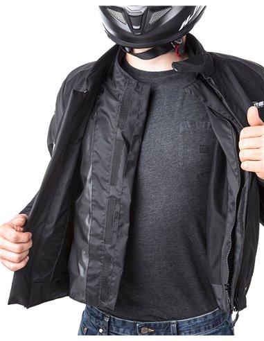 CHAQUETA DE MOTO CON AIRBAGS VENTED NEGRA/GRIS