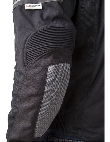 CHAQUETA DE MOTO CON AIRBAGS VENTED NEGRA/GRIS