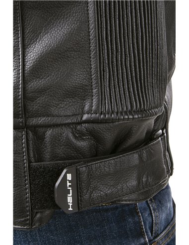 CHAQUETA DE MOTO PIEL CON AIRBAGS ROADSTER NEGRA