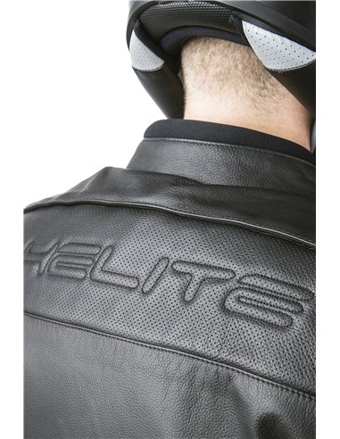 CHAQUETA DE MOTO PIEL CON AIRBAGS ROADSTER NEGRA