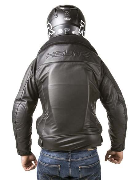CHAQUETA DE MOTO PIEL CON AIRBAGS ROADSTER NEGRA