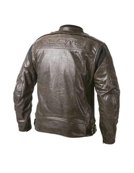 CHAQUETA DE MOTO PIEL CON AIRBAGS ROADSTER MARRON