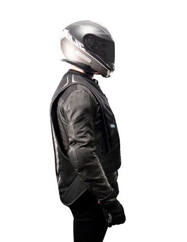 CHALECO AIRBAGS HELITE E-TURTLE NEGRO ELECTRONICO + KIT COMPLETO SENSOR HORQUILLA SDU