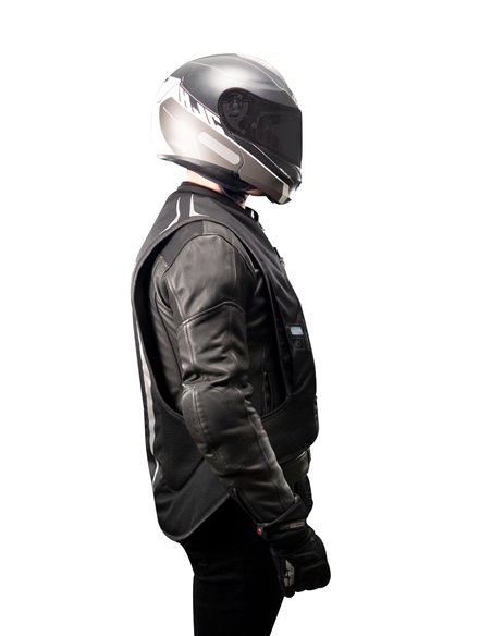 CHALECO AIRBAGS HELITE E-TURTLE NEGRO ELECTRONICO + KIT COMPLETO SENSOR HORQUILLA SDU