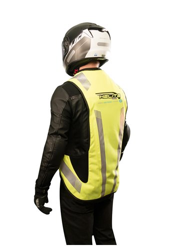 CHALECO AIRBAGS HELITE E-TURTLE HIVIS ELECTRONICO + KIT COMPLETO SENSOR HORQUILLA SDU