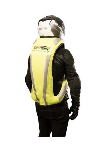 CHALECO AIRBAGS HELITE E-TURTLE HIVIS ELECTRONICO + KIT COMPLETO SENSOR HORQUILLA SDU