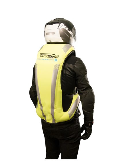 CHALECO AIRBAGS HELITE E-TURTLE HIVIS ELECTRONICO + KIT COMPLETO SENSOR HORQUILLA SDU