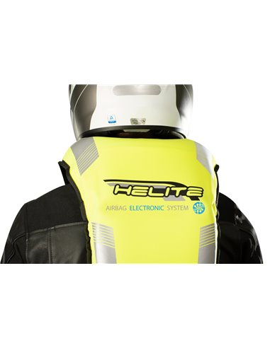CHALECO AIRBAGS HELITE E-TURTLE HIVIS ELECTRONICO + KIT COMPLETO SENSOR HORQUILLA SDU