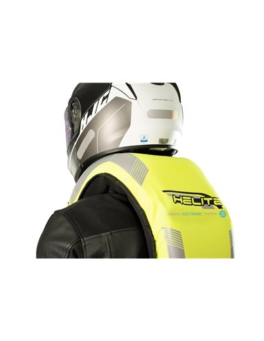 CHALECO AIRBAGS HELITE E-TURTLE HIVIS ELECTRONICO + KIT COMPLETO SENSOR HORQUILLA SDU