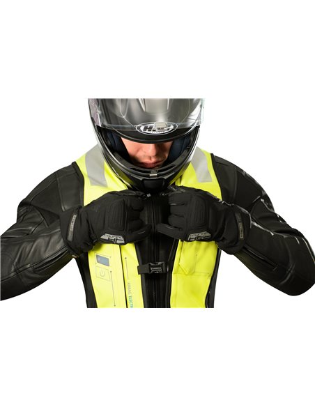 CHALECO AIRBAGS HELITE E-TURTLE HIVIS ELECTRONICO + KIT COMPLETO SENSOR HORQUILLA SDU