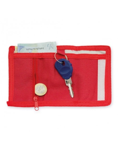 MONEDERO LLAVERO MOTERO ROJO