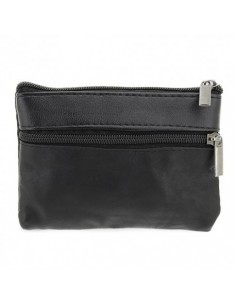 MONEDERO LLAVERO CUADRADO PIEL