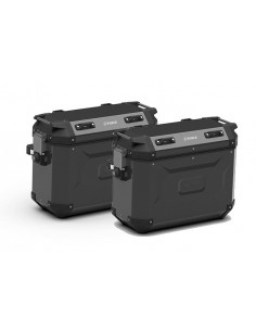 MALETAS LATERALES 36 LITROS ALUMINIO NEGRAS MONOKEY