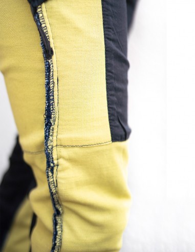 PACK DE PANTALON DE MOTO MUJER TEJANO KEVLAR CONCEPT CON PROTECCIONES DE CADERAS Y RODILLAS NIVEL 2