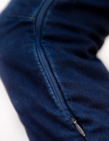 PACK DE PANTALON DE MOTO MUJER TEJANO KEVLAR CONCEPT CON PROTECCIONES DE CADERAS Y RODILLAS NIVEL 2