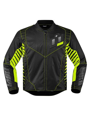 CHAQUETA MOTO ICON WIREFORM WP1 VERDE