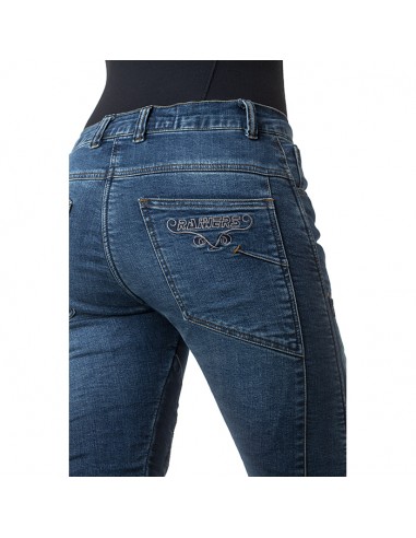 PANTALON DE MOTO VAQUERO MUJER VALENTINA CLEAR