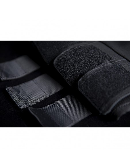 CHALECO MOTO ICON PIEL REGULATOR D3O STRIPPED