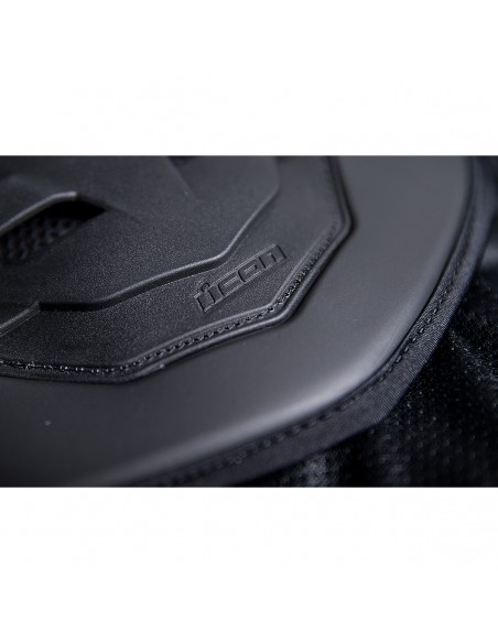 CHALECO MOTO ICON PIEL REGULATOR D3O STRIPPED