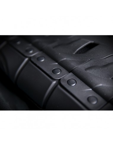 CHALECO MOTO ICON PIEL REGULATOR D3O STRIPPED