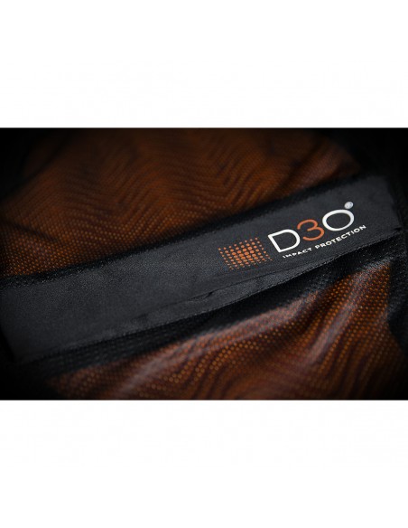 CHALECO MOTO ICON PIEL REGULATOR D3O STRIPPED