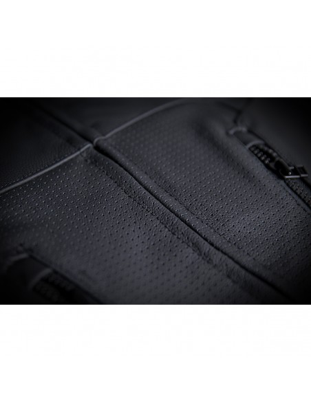 CHALECO MOTO ICON PIEL REGULATOR D3O STRIPPED