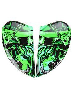 TAPAS LATERALES CASCO ICON AIRMADA SHADOW WARRIOR VERDE