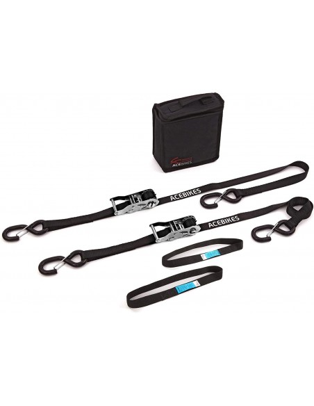 JUEGO DE CORREAS ESPECIALES PARA MOTO MANILLARES PARA TRANSPORTE
