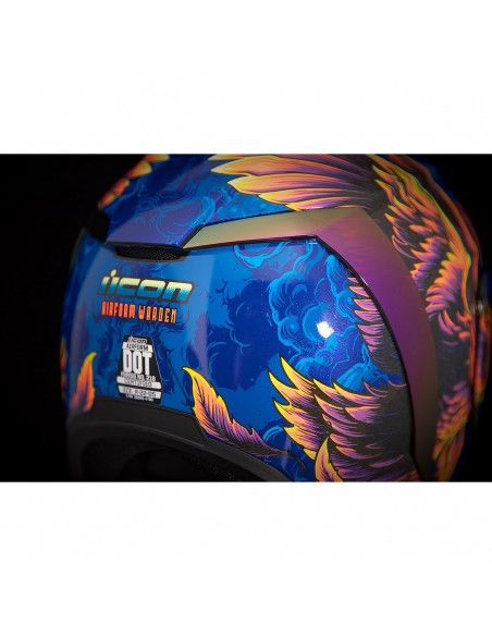 CASCO ICON AIRFORM GUARDIÁN AZUL